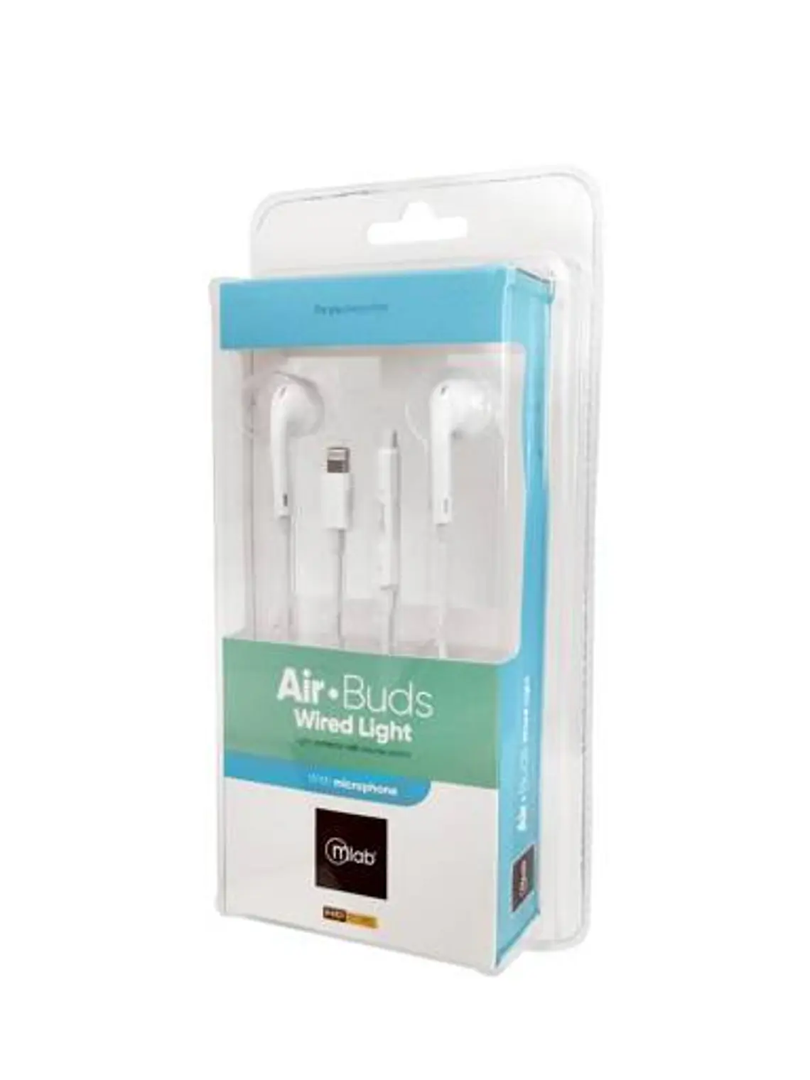 Audífonos Air Buds Wired Lightning Microlab 2