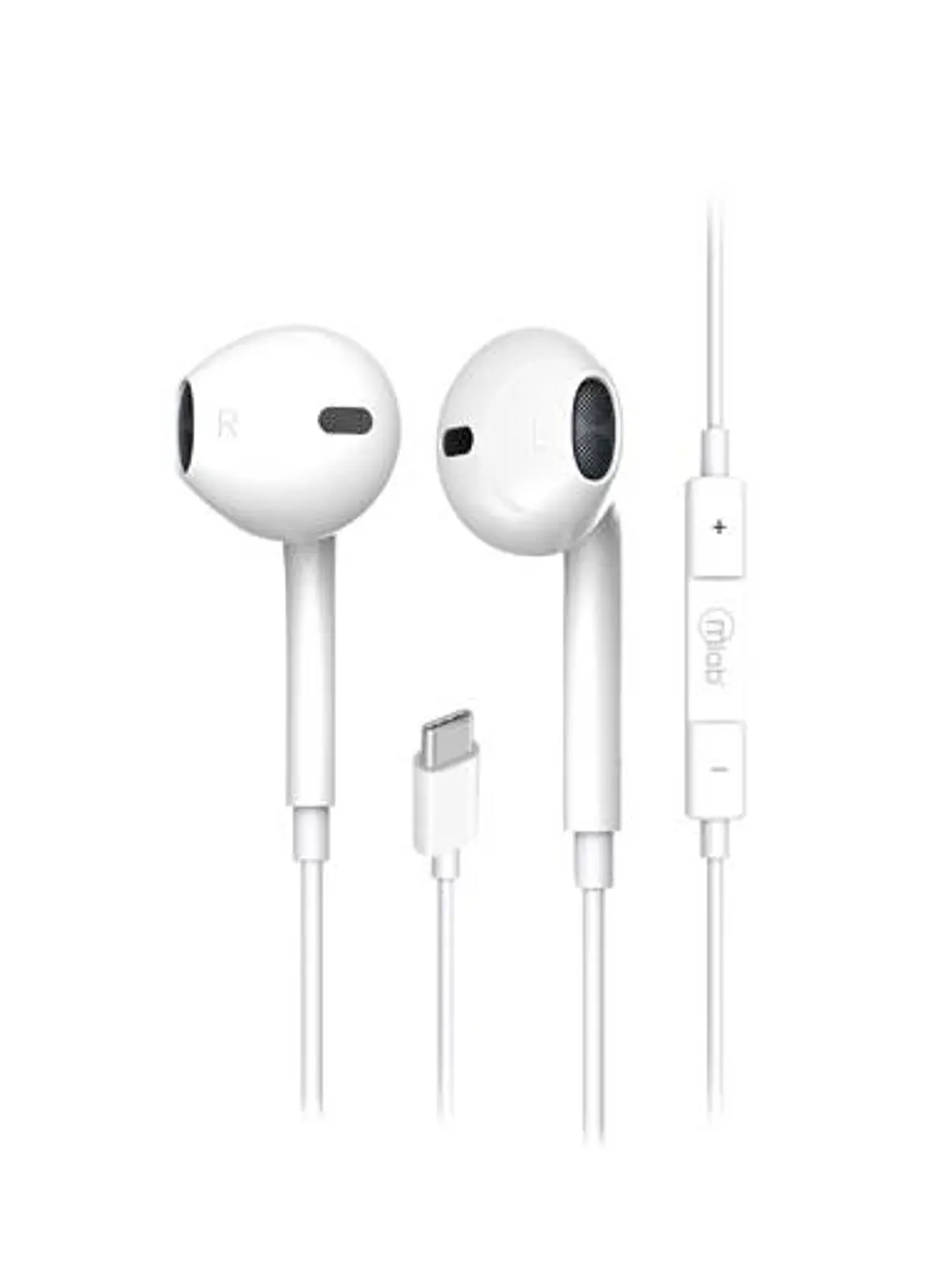 Audífonos Air Buds Wired Type C Microlab 1