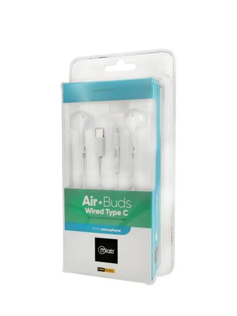 Audífonos Air Buds Wired Type C Microlab 2