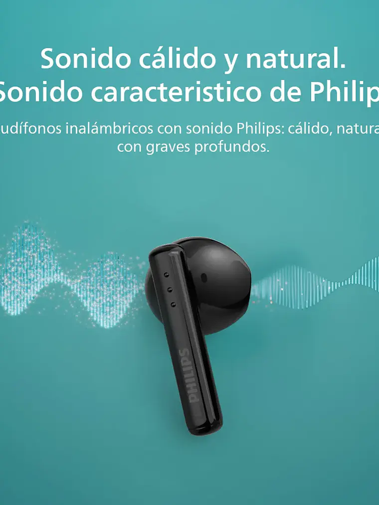 Audifonos Bluetooth Philips TAT1139 TWS Negro 3