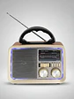 Radio Retro Vintage Solar Am/SW/FM Bluetooth Model TS-725 Tasbel - Miniatura 1