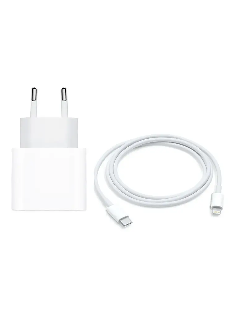 Cargador 20W Usb Tipo C + Cable Usb Tipo C iPhone 12 Pro Max 1
