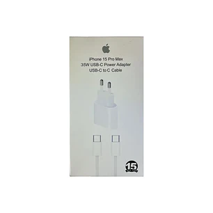Cargador 35W Adaptador Tipo C + Cable C a C Apple