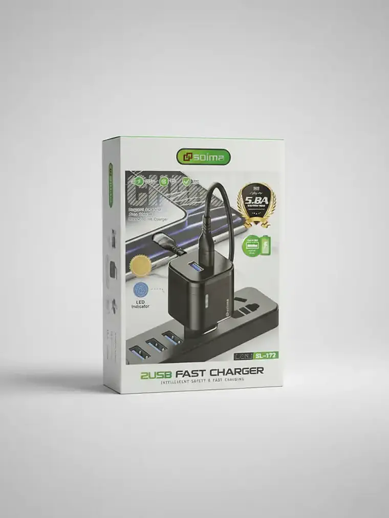  Cargador + Cable Micro Usb V8 Solma 1