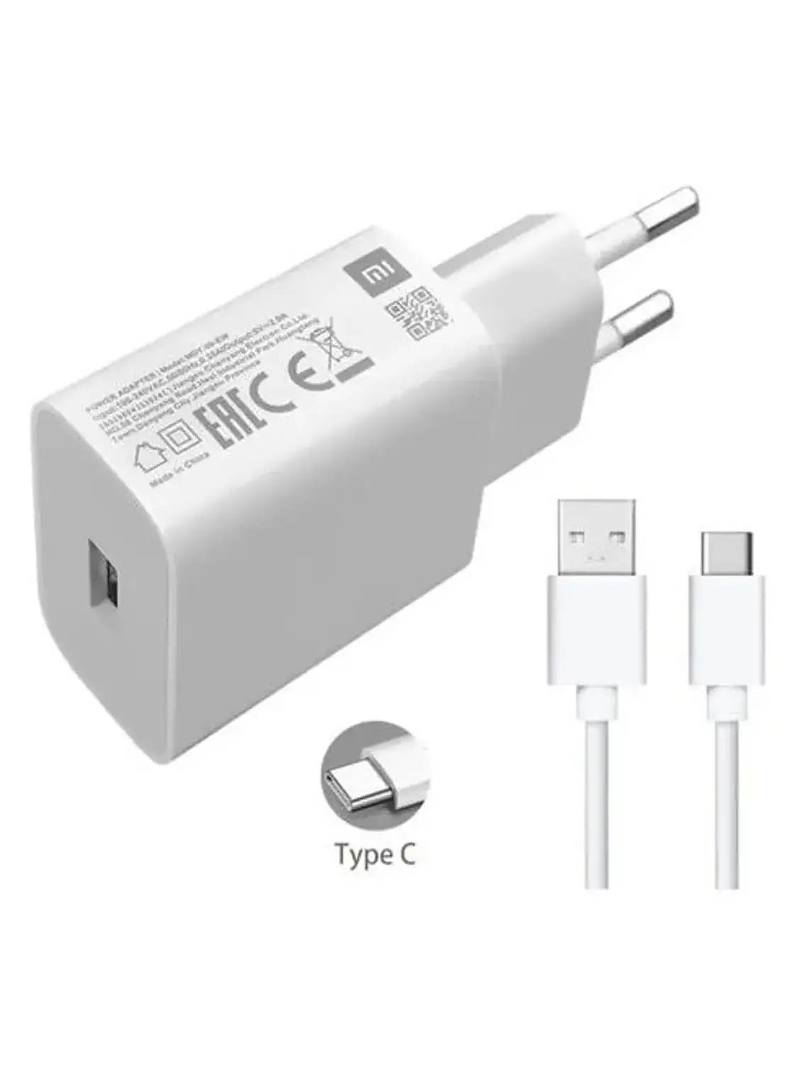 Cargador Xiaomi Carga Rápida 3.0 Tipo C 1