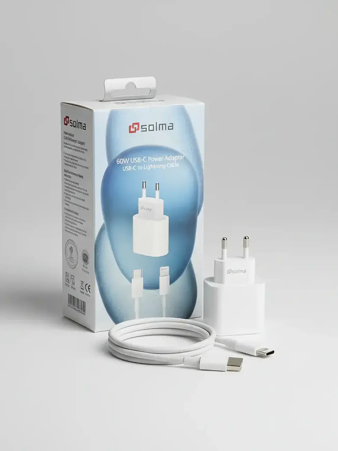 Cargador IPhone Usb -C a Lightning 60w Solma 1