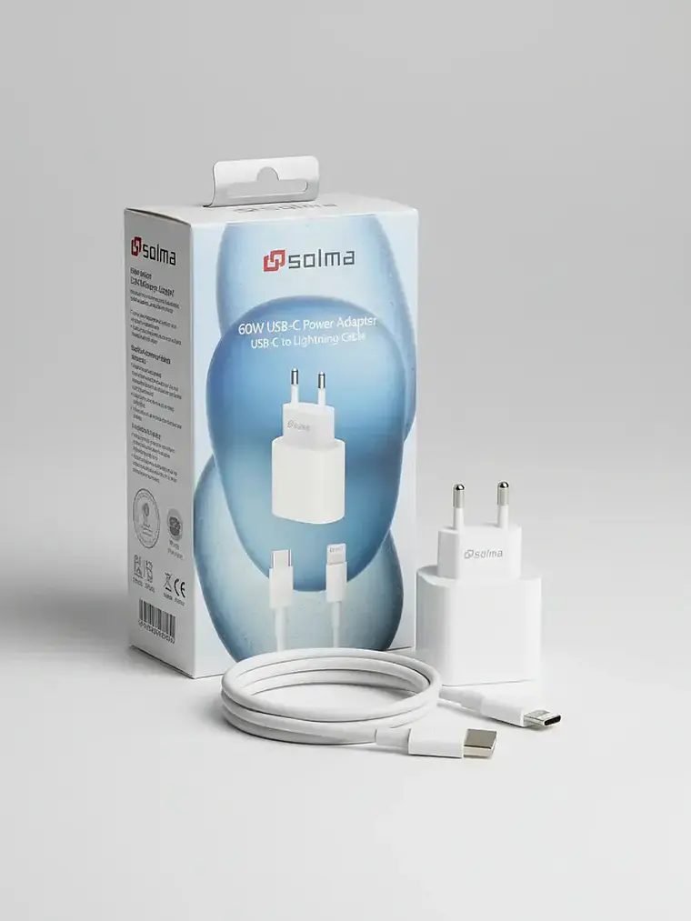 Cargador IPhone Usb -C a Lightning 60w Solma 1