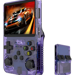 Consola Portatil Modelo R36S 64Gb Color Morado