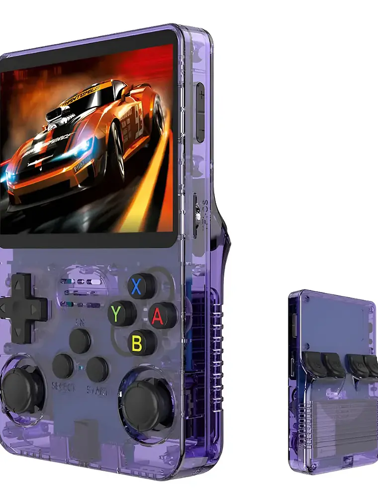 Consola Portatil Modelo R36S 64Gb Color Morado 1