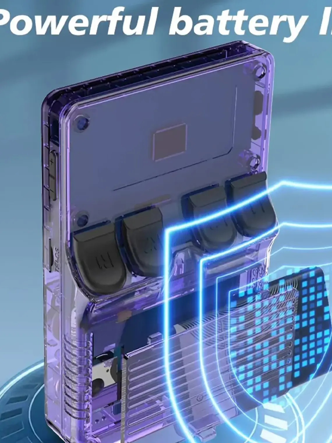 Consola Portatil Modelo R36S 64Gb Color Morado 3