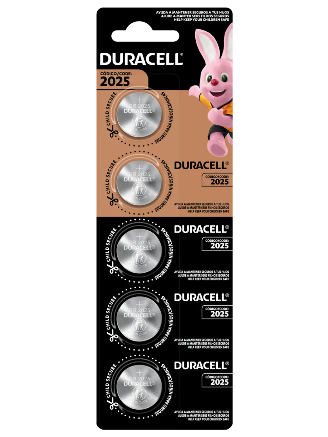 Pila de Litio 2025 3V Duracell 1