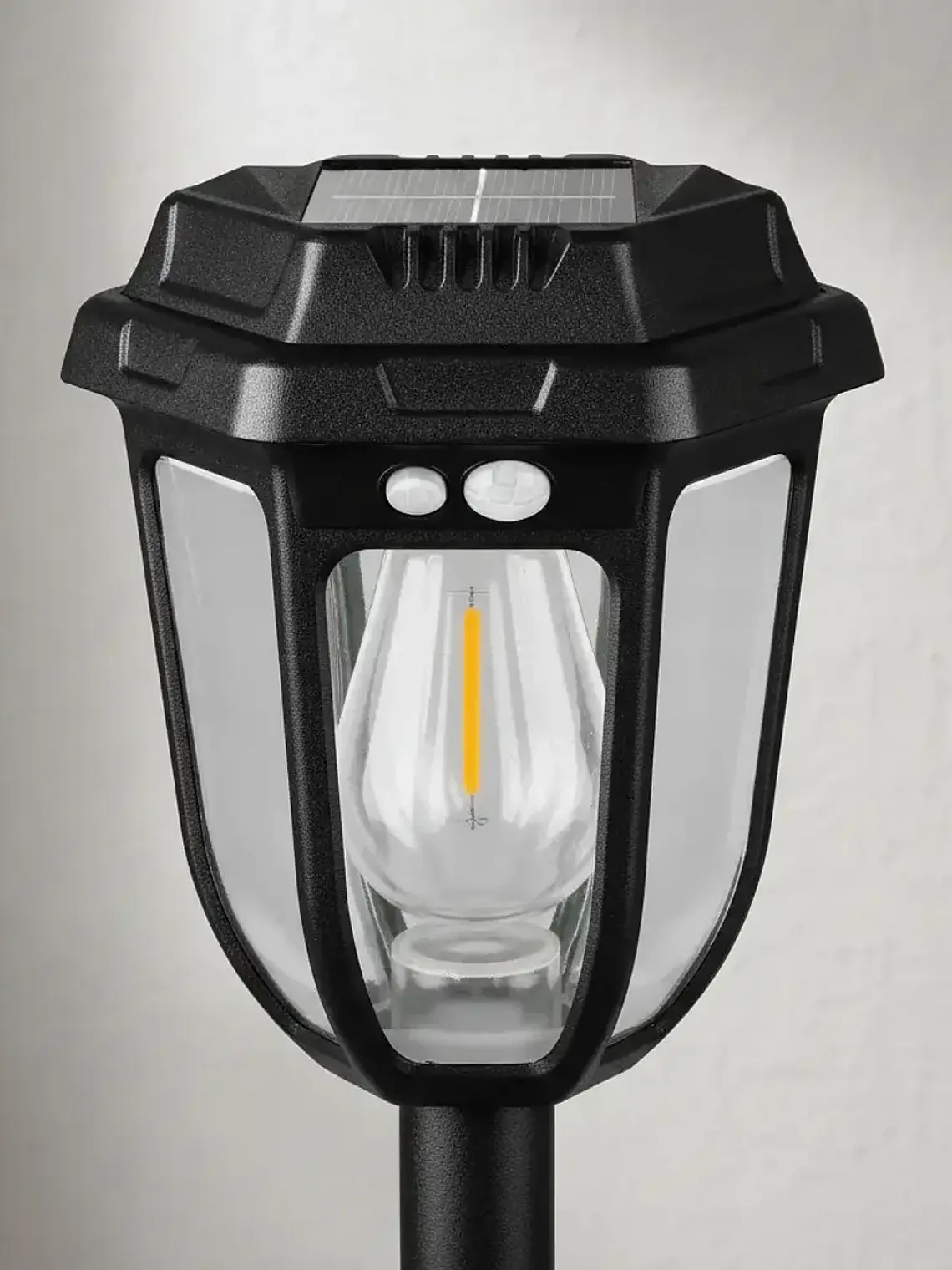 Farol Solar 2 en 1 Estaca y Colgante con Sensor 50cm 1