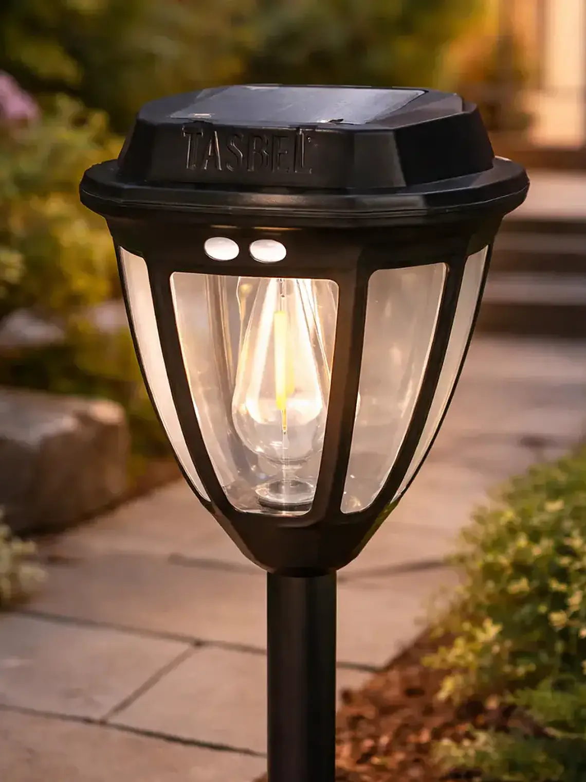 Farol Solar 2 en 1 Estaca y Colgante con Sensor 50cm 2