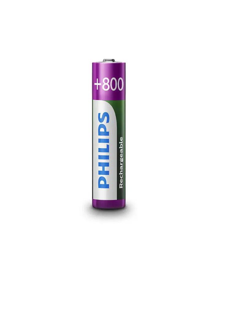  Pack de 2 Pilas Recargables Ni-Mh Ready AAA 800mAh Philips 2