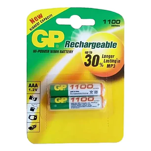 Pilas Recargables AAA 1100Mah GP