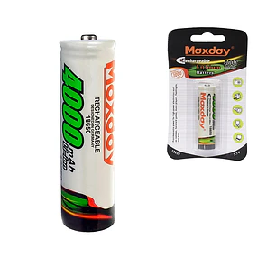 Batería Recargable Li-ion 18650 3.7V 4000mAh Maxday