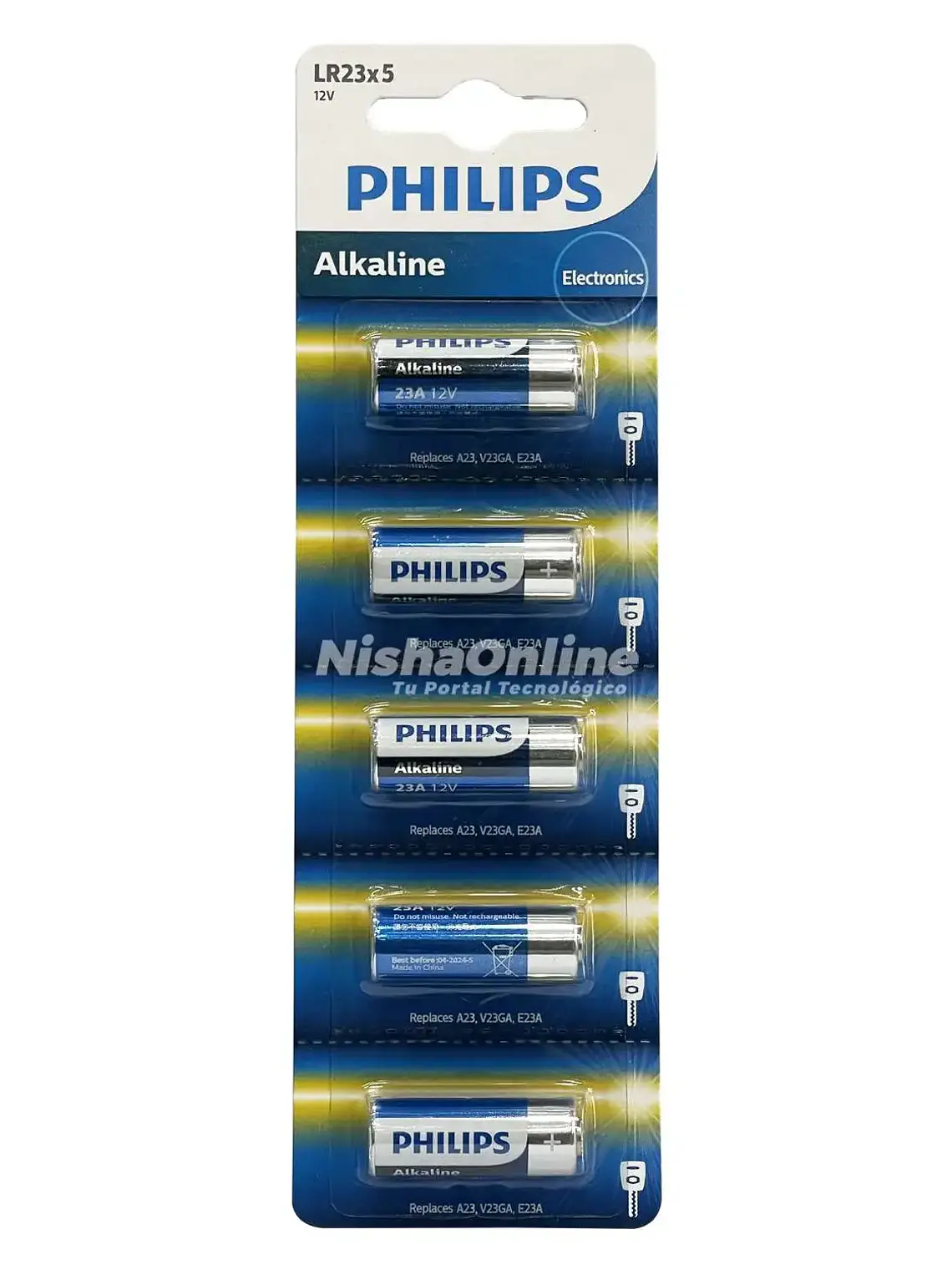 Pila Alkaline LR27 (27A) 12V Philips 2