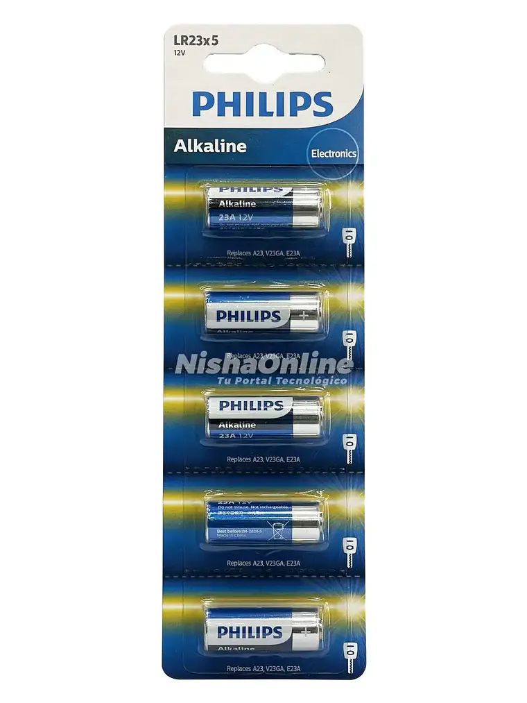 Pila Alkaline LR27 (27A) 12V Philips 2