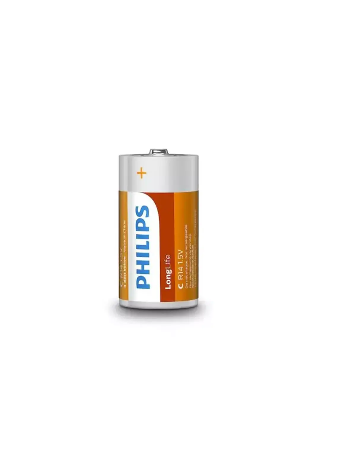 Pila Cloruro Zinc D Blister 2pcs Philips 1