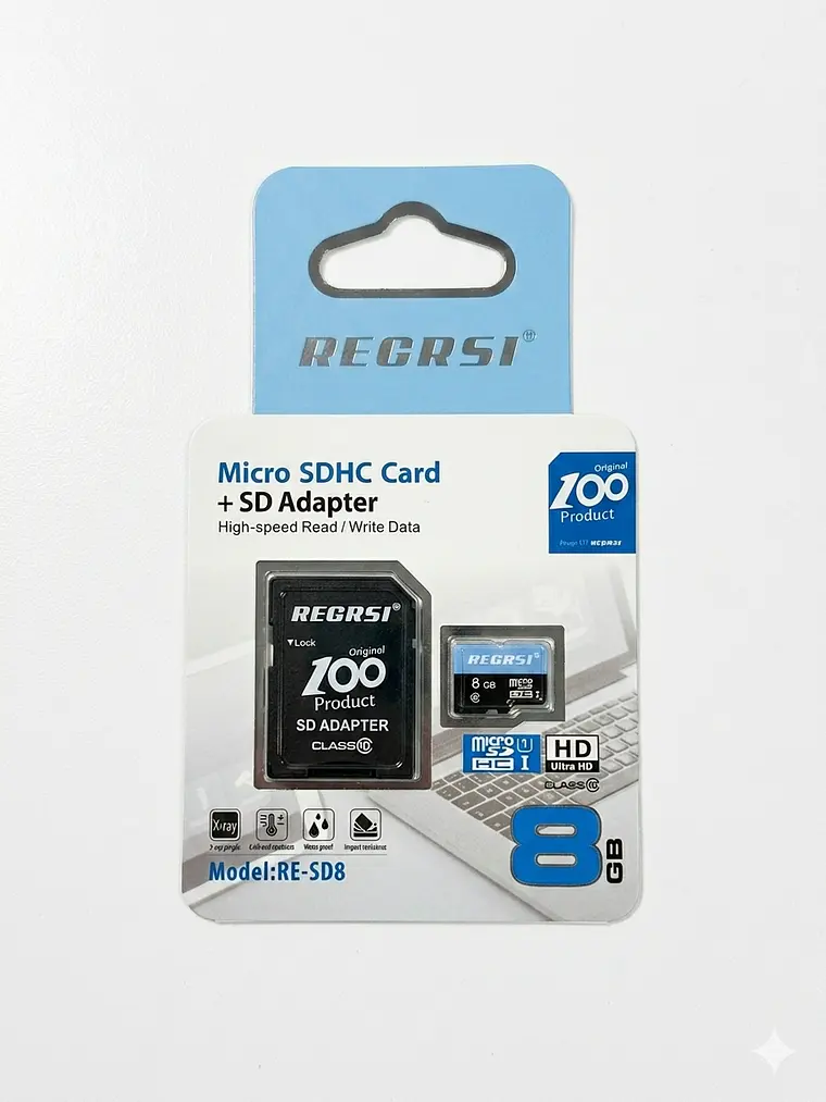Memoria Micro SD 8GB c/10 Recrsi 1
