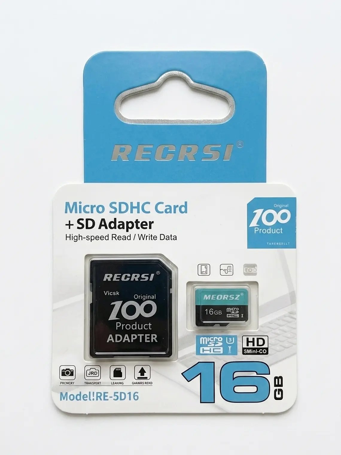 Memoria Micro SD 16GB c/10 Recrsi 1