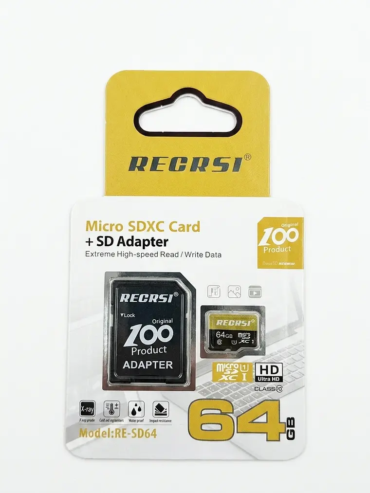 Memoria Micro SD 64GB c/10 Recrsi 1