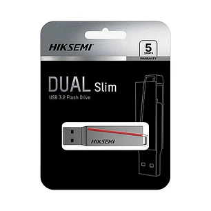 Pendrive Dual Slim 32GB Usb Tipo C 3.0 Hiksemi