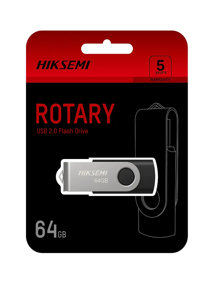  Pendrive 64G USB 2.0, Rotary Hiksemi 1