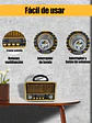 Radio Portatil Mini Retro Vintage Am/SW/FM Bluetooth Tasbel - Miniatura 4