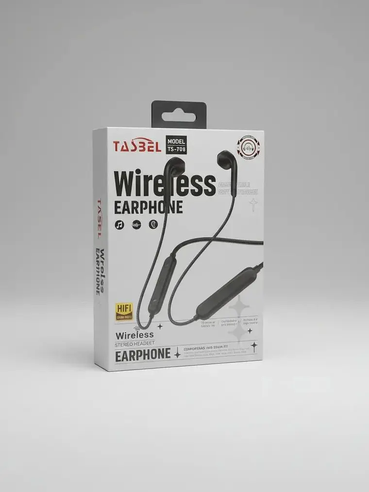 Audífonos Bluetooth Deportivo Model Ts-708 Tasbel Negro 1
