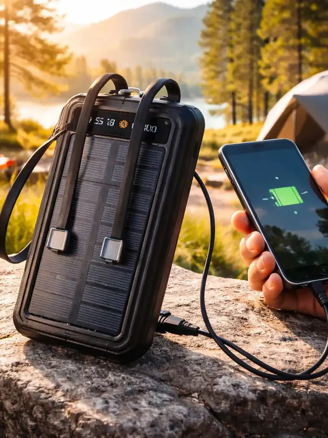 Power Bank Solar 30000mah Modelo Sl-p128 Solma 1