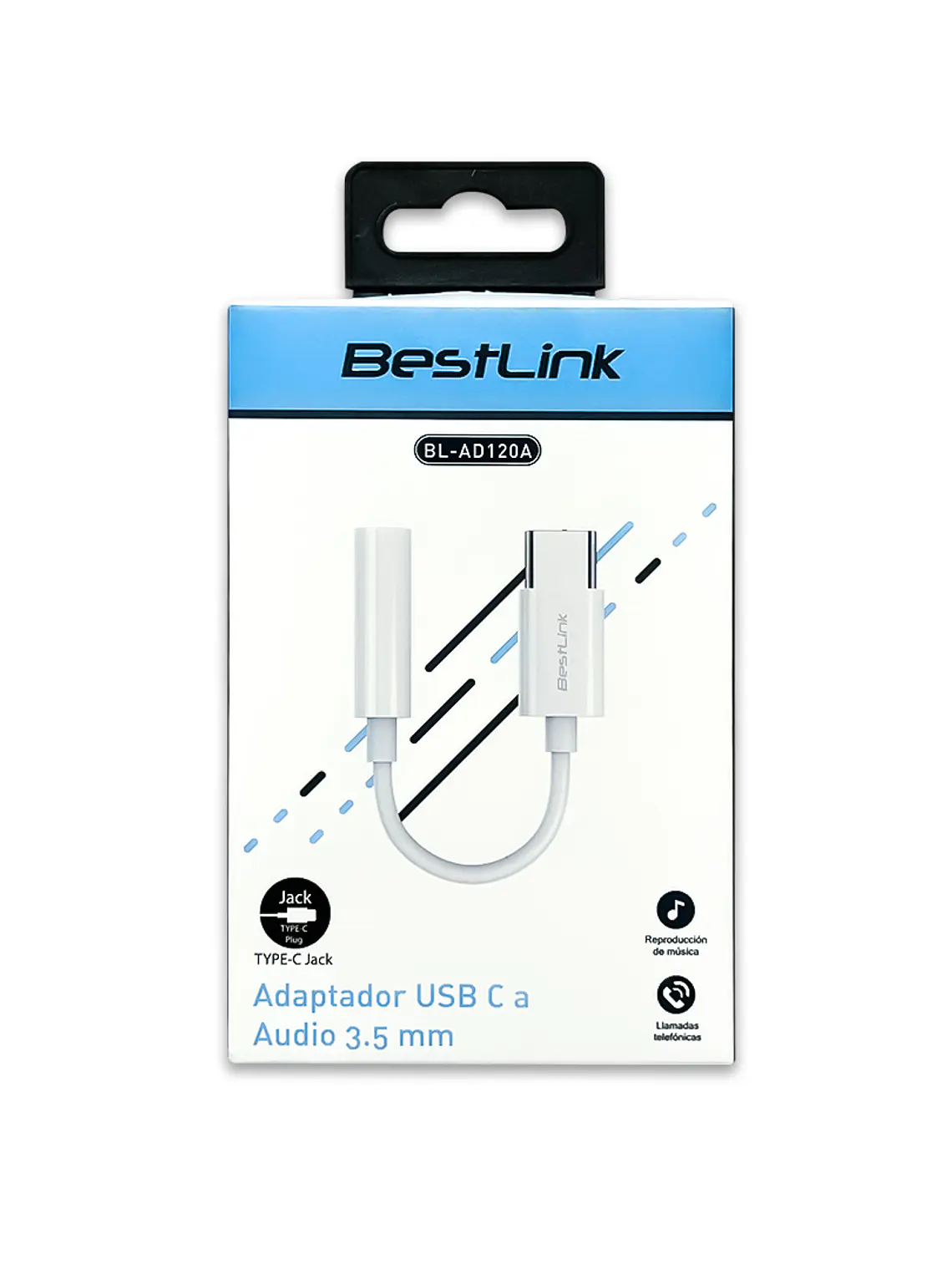Adaptador Usb C a Audio 3.5mm Bestlink 1