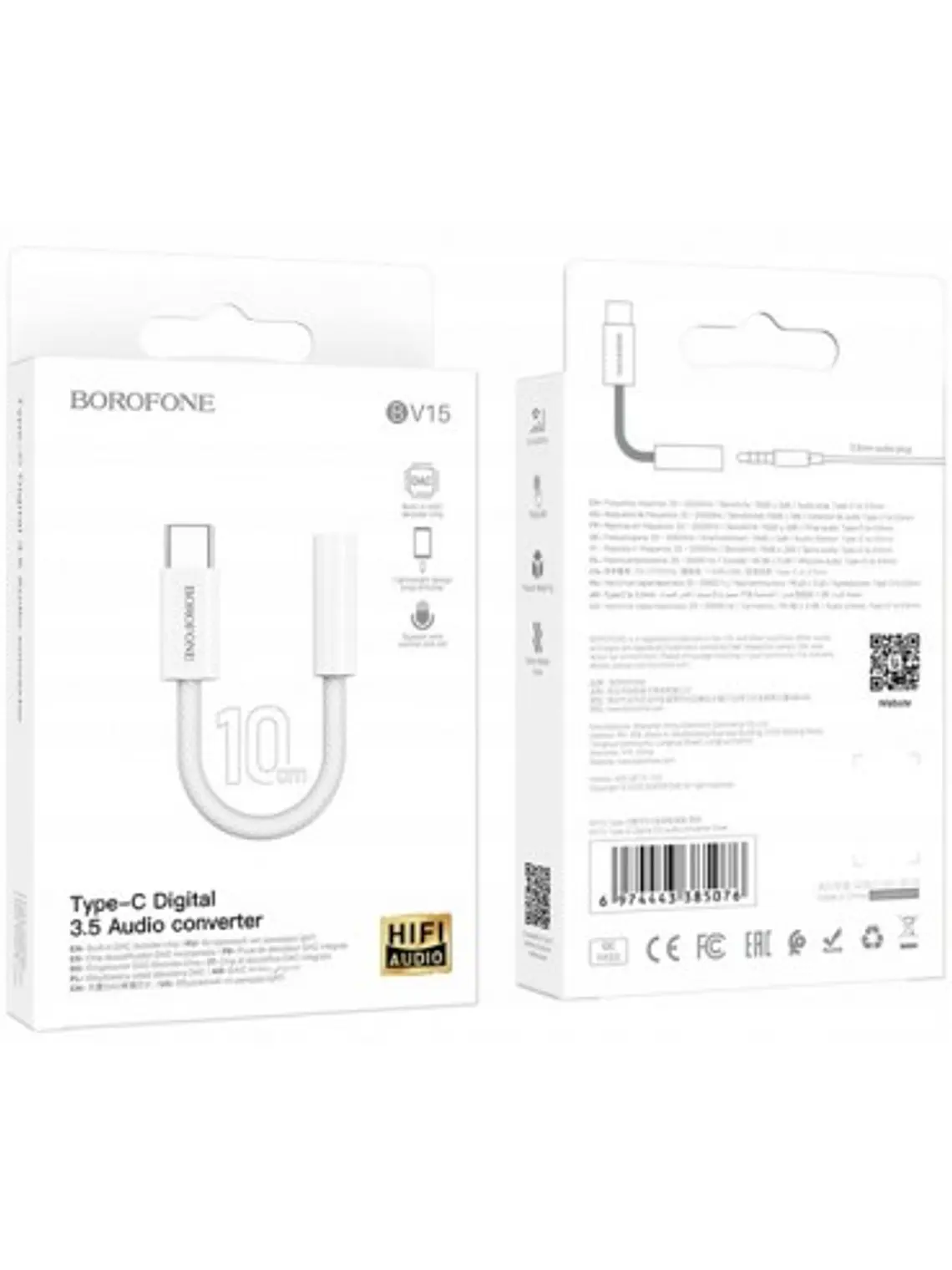 Adaptador De Tipo C a Jack 3.5mm BV15 Borofone 1