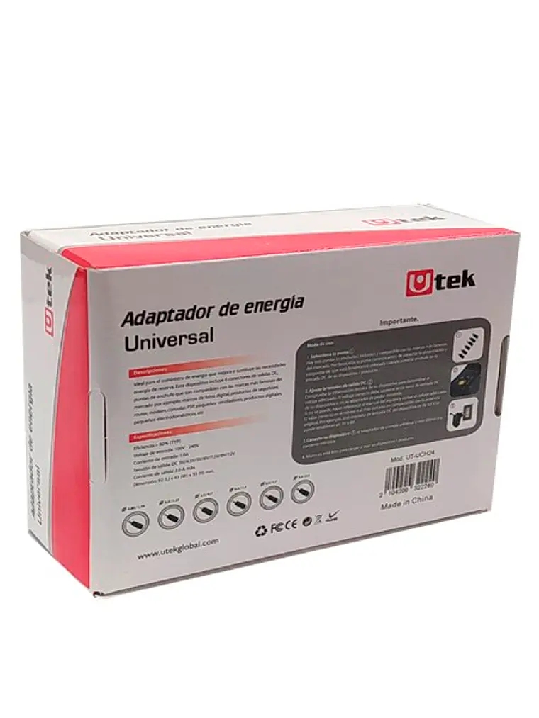 Cargador Universal 6 Conectores Utek 2