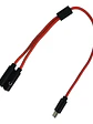 Adaptador Tipo C- 2 Jack Plug 3.5mm Hembra Kin KY-218 - Miniatura 1