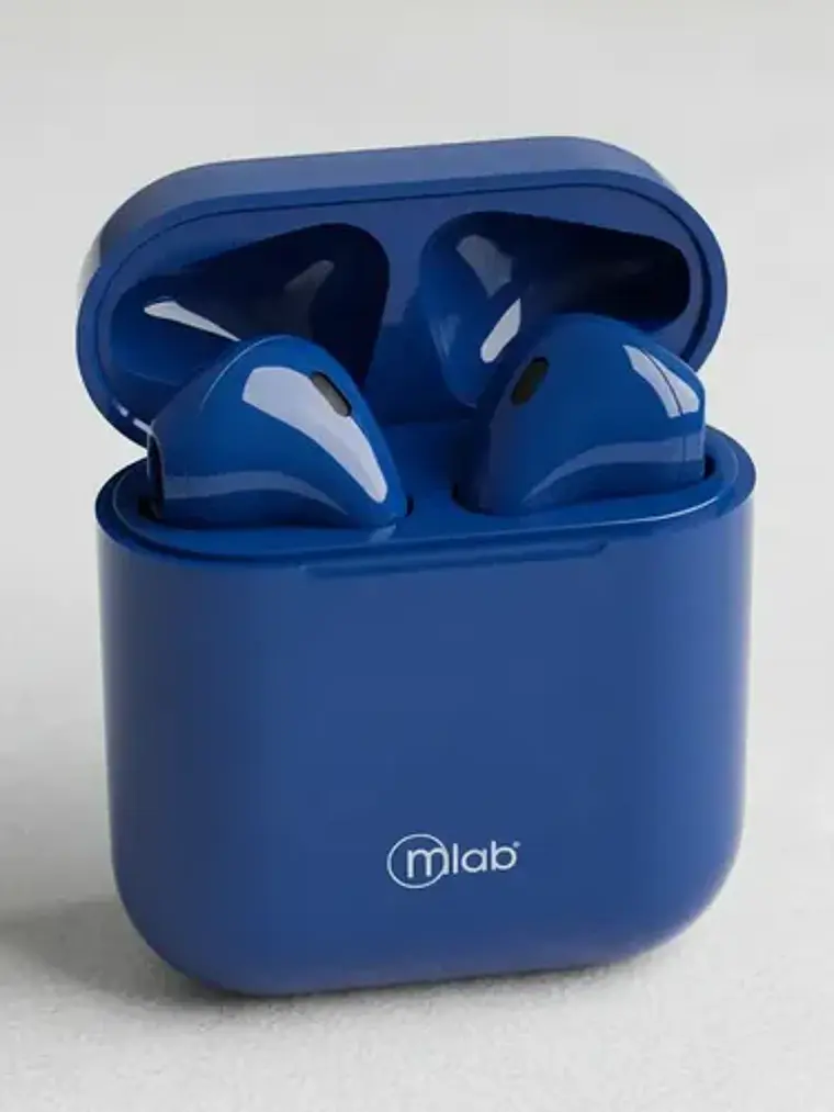 Audífonos Tws Just Fly Bluetooth Blue Mlab 1