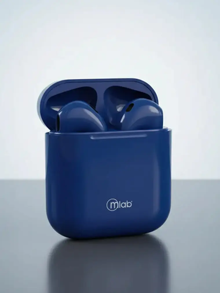 Audífonos Tws Just Fly Bluetooth Blue Mlab 6