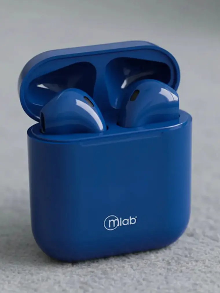 Audífonos Tws Just Fly Bluetooth Blue Mlab 7