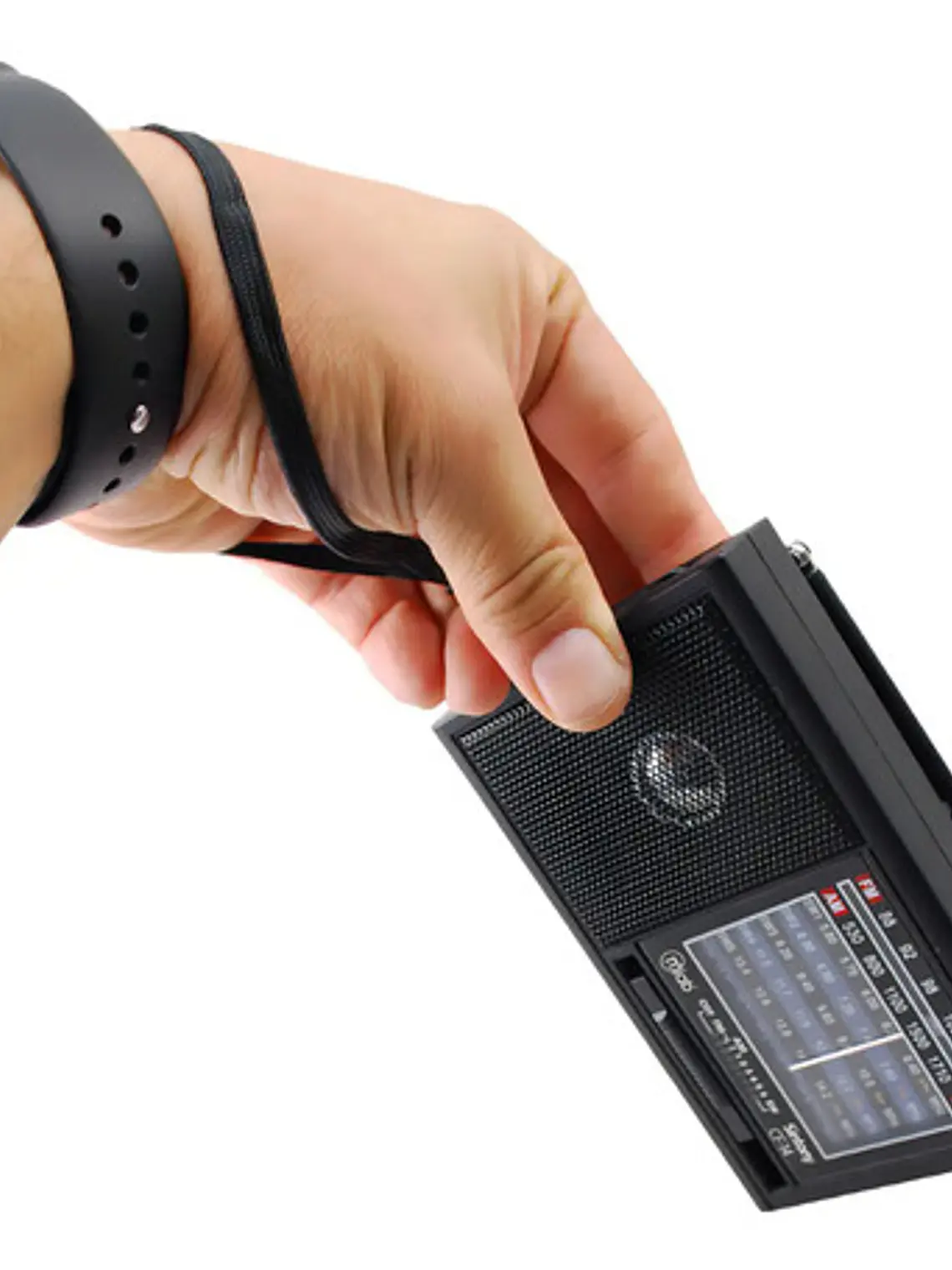 Radio Portátil Analógica Mlab Sintony Cf-14 8 Bandas Am Fm Sw1 Sw2 Recargable Gris Oscuro 3