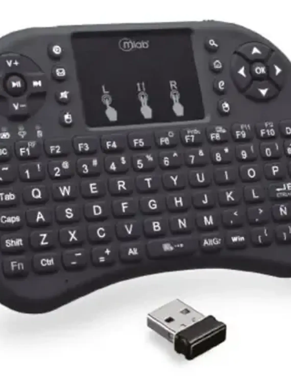 Teclado Inalámbrico Mlab 9077 Touchpad Para Smart Tv Y Dispositivos 1