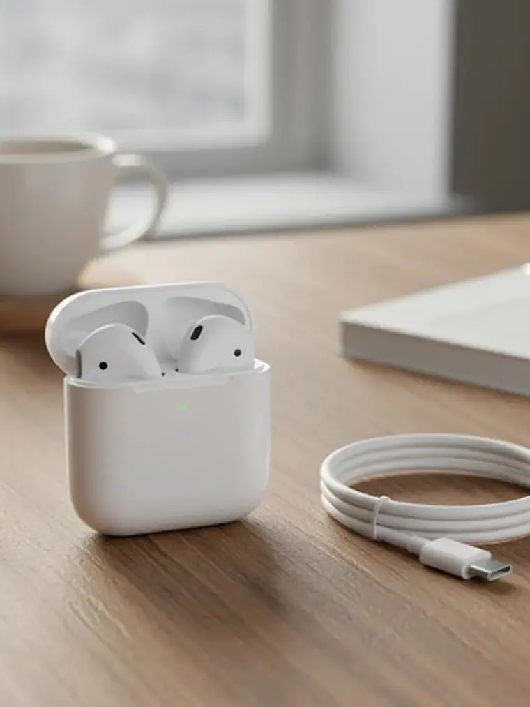 Audífono Bluetooth Tws Bw79 Borofone - Color Blanco 3