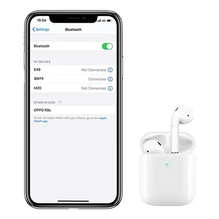 Audífono Bluetooth Tws Bw79 Borofone - Color Blanco 9