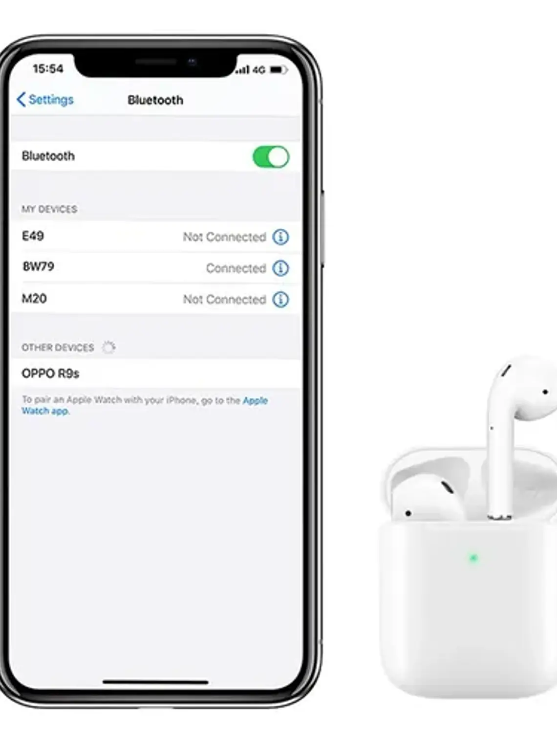 Audífono Bluetooth Tws Bw79 Borofone - Color Blanco 9