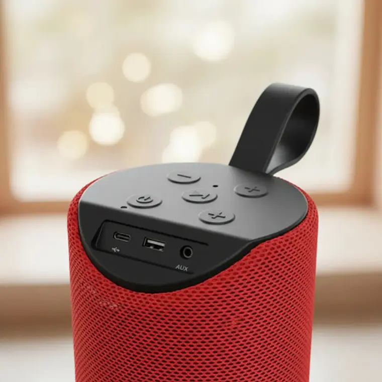 Parlante Bluetooth Flow Master Tws Red Mlab 3