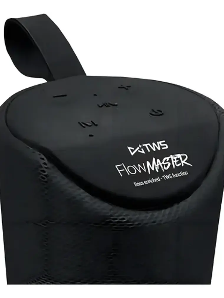 Parlante Bluetooth Tws Portátil Inalámbrico Flow Master Negro Microlab 3