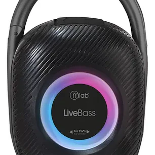 Parlante Portátil Tws Live Bass Mlab 09298 Color Negro