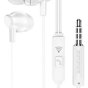 Audifonos In Ear Jack 3.5mm Bm61 Borofone - Color Blanco