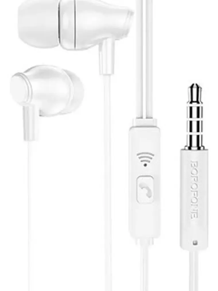 Audifonos In Ear Jack 3.5mm Bm61 Borofone - Color Blanco 1