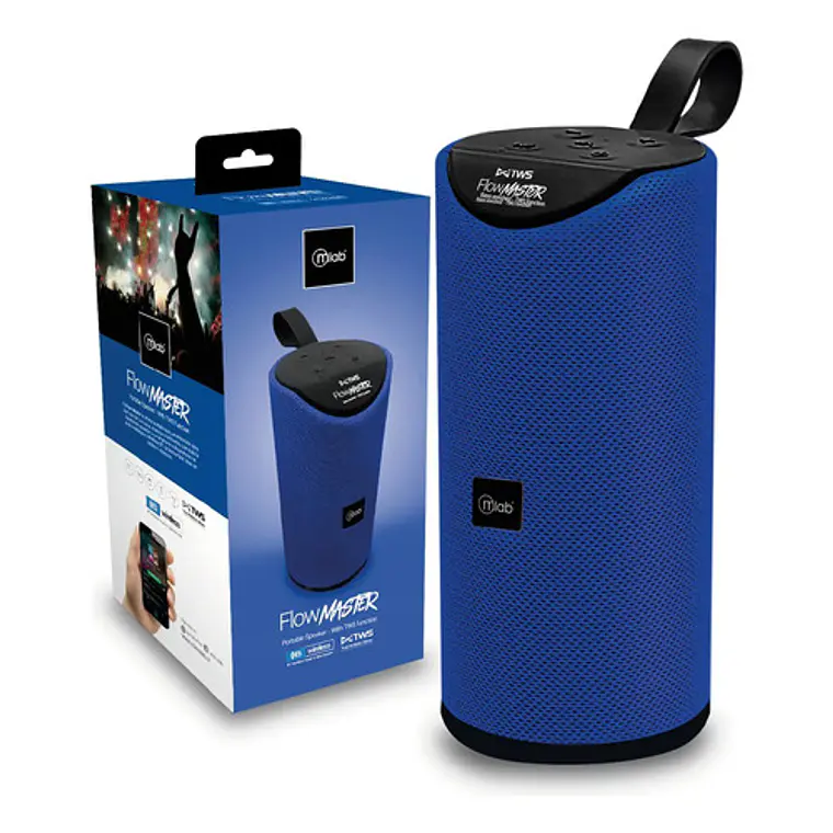 Parlante Flow Master Tws Blue Mlab 1