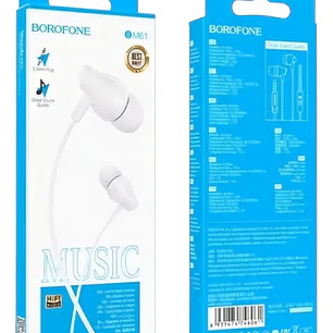 Audifonos In Ear Jack 3.5mm Bm61 Borofone - Color Blanco